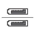 thumbnail image 1 of BitFenix Alchemy Multisleeved 30cm SATA to SATA Cable w/ Sleeve (Red), 1 of 1