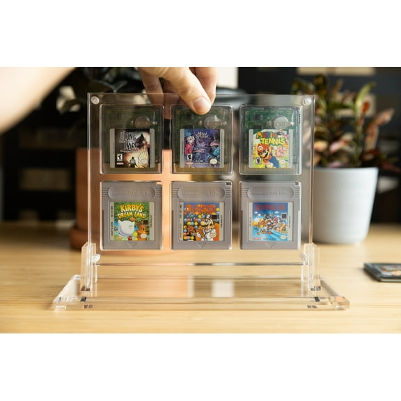 BitLounger Game Boy ClearStand 6 Game Display Stand
