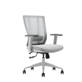 thumbnail image 1 of Bitchair Ergonomic Mesh Conference Room Chair - Adjustable Lumbar Support Computer Desk Chair with Height Adjustable Arms - Seat Depth Adjustable Executive Home Office Chair - (Gray), 1 of 12