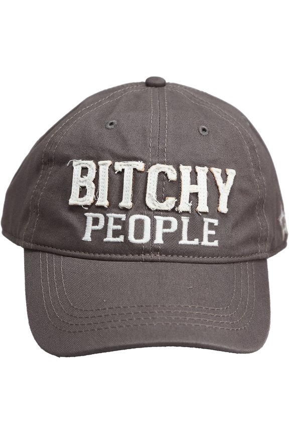 Bitchy People - Dark Gray Adjustable Hat