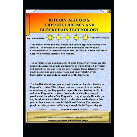 Bitcoin, Altcoins, Crypto Currency And Block Chain Technology (Paperback)