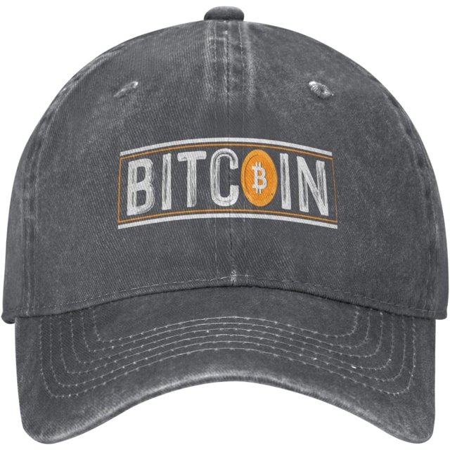 Bitcoin BTC Baseball Cap for Men Women Vintage Trucker Hat Golf Hats