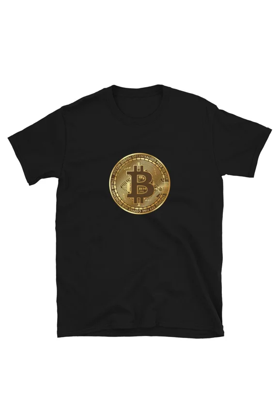 Bitcoin BTC Gold T-shirt crypto trader gift tee | eBay