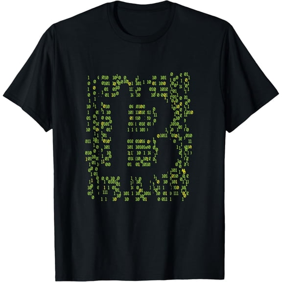 Bitcoin Coding BTC Crypto Currency Blockhain Code Investor T-Shirt