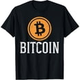 thumbnail image 1 of Bitcoin Coin Logo BTC Cyrpto Cryptocurrency Trader Men Women T-Shirt, 1 of 4
