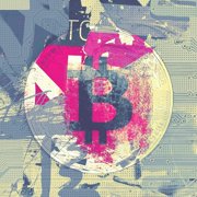 Bitcoin Crypto Currency II by Irena Orlov 12 x 12