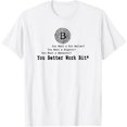 Bitcoin. Crypto. Programming. Computer. Bit. Unisex Comfort Tee T Shirt ...