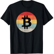 Bitcoin Crypto Vintage Retro T-Shirt