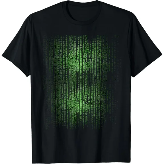 Bitcoin Cryptocurrency BTC Blockchain Matrix Tech Geek Finance Unisex T-Shirt, S-5XL