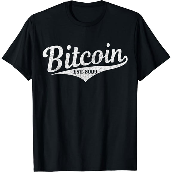 Bitcoin Est. 2009 BTC Crypto Currency Trader Investor Gift T-Shirt