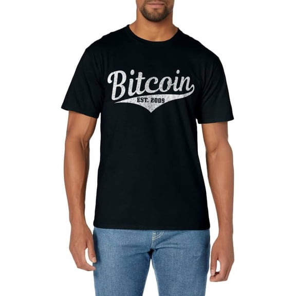 Bitcoin Est. 2009 BTC Crypto Currency Trader Investor Gift T-Shirt