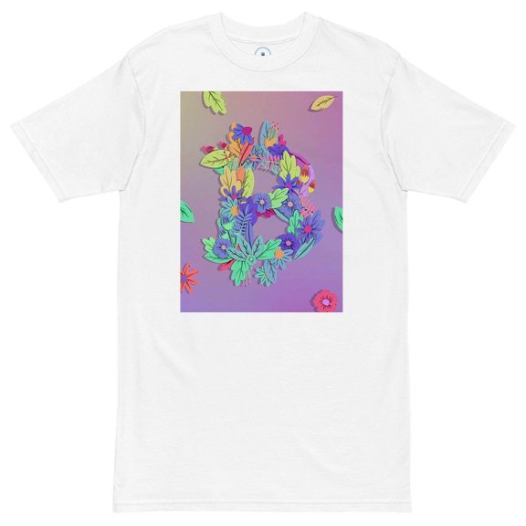Bitcoin Flowers Art T-Shirt