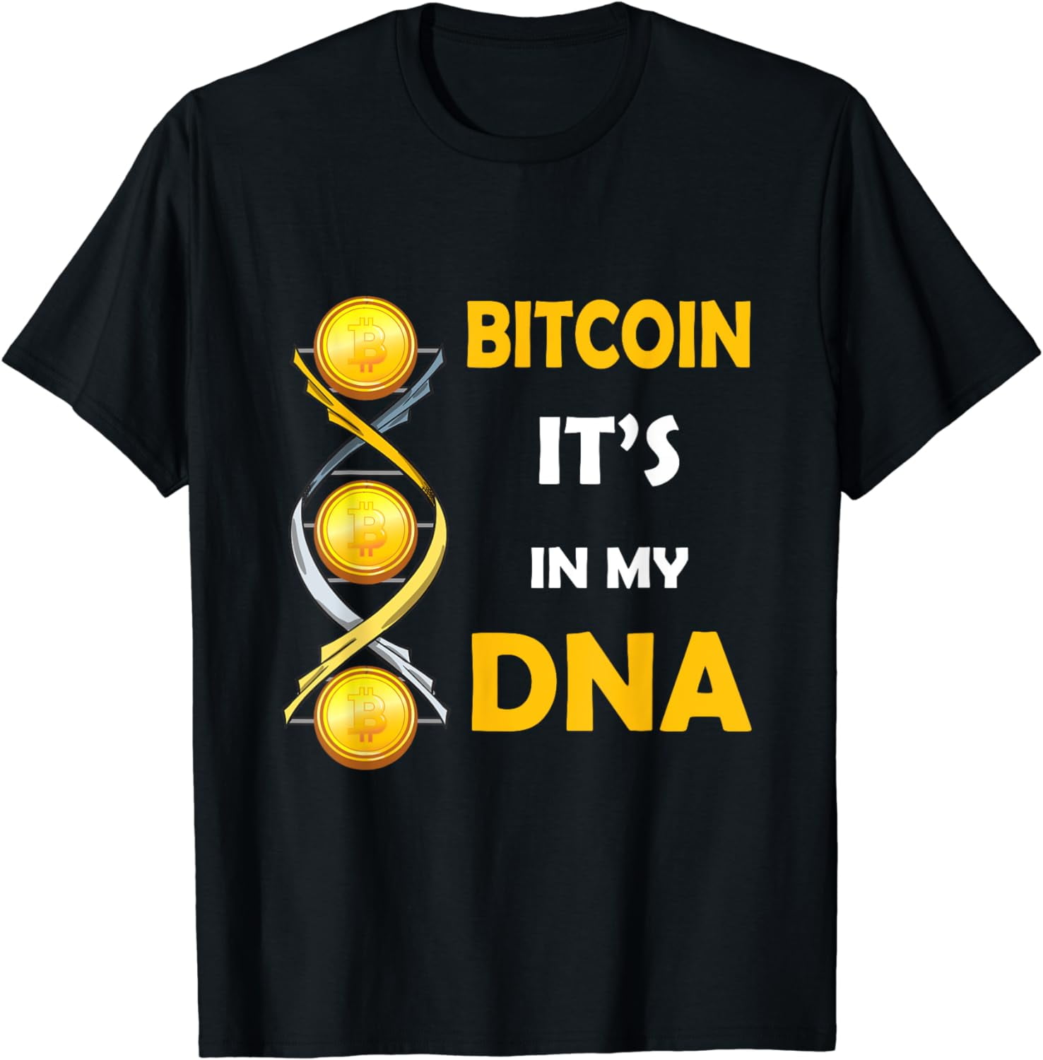Bitcoin Funny Trader Trading Crypto DNA T-Shirt - Walmart.com