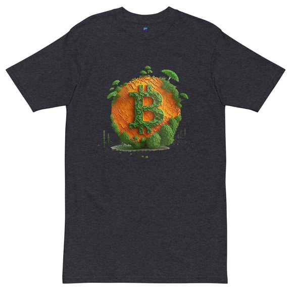 Bitcoin Island Art T-Shirt