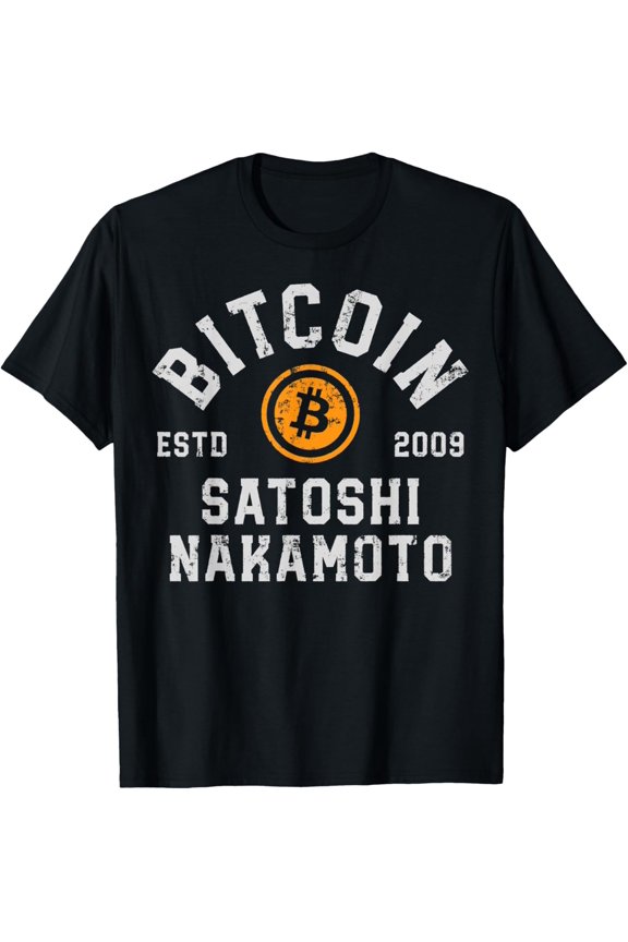 Bitcoin Logo BTC Crypto Currency Traders Blockchain Miners T-Shirt