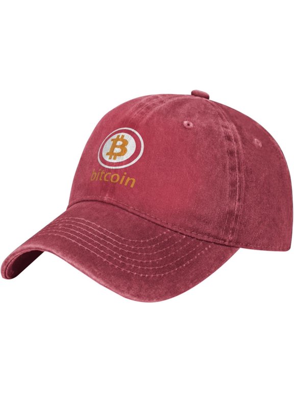 Bitcoin Logo Bitcoin Sign Adjustable Cowboy Hat Outdoor Travel Casual Hat Sandwich Hat Denim Hat