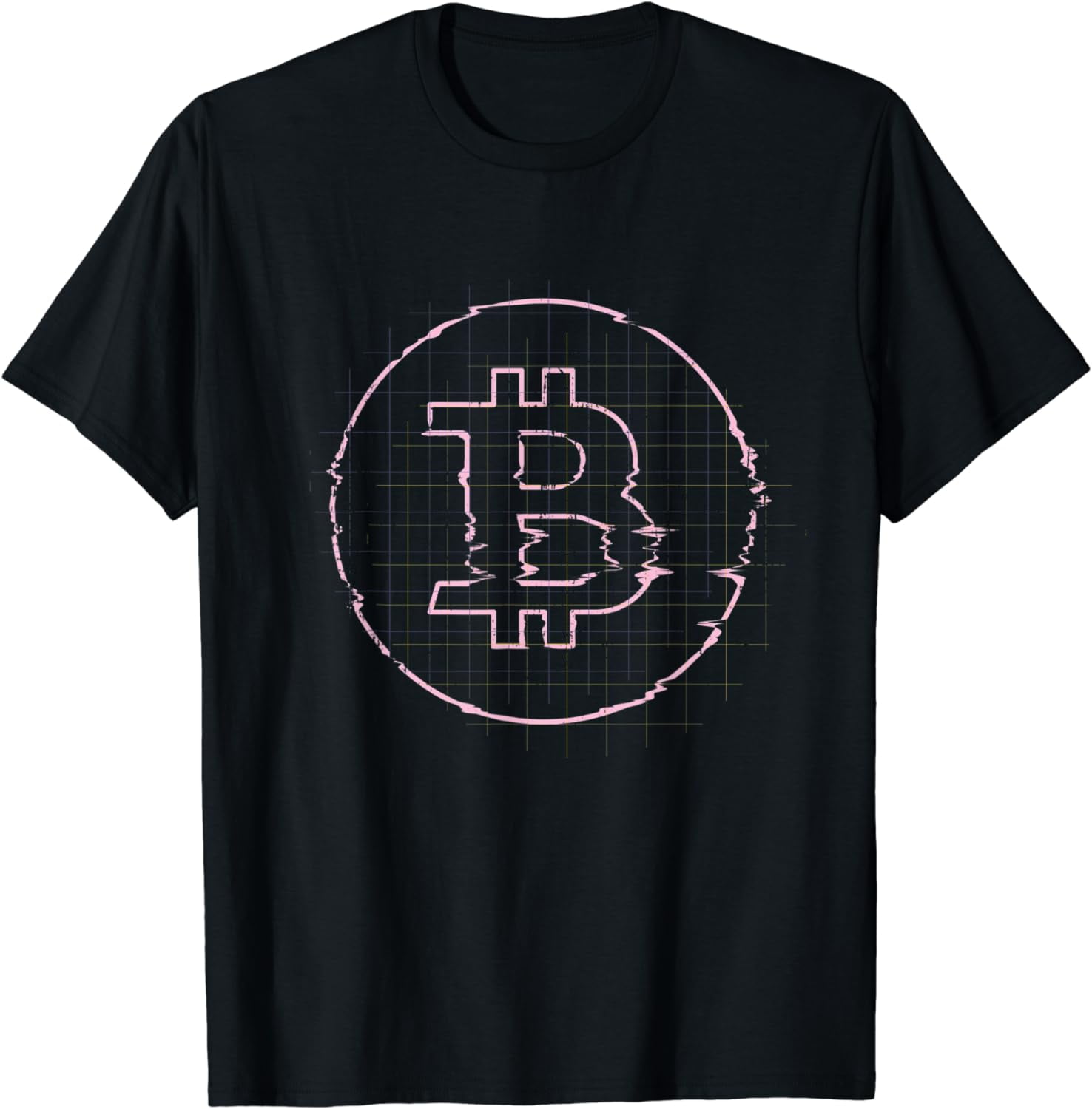 Bitcoin Logo Glitch BTC Trader Investor Crypto Currency T-Shirt -  Walmart.com