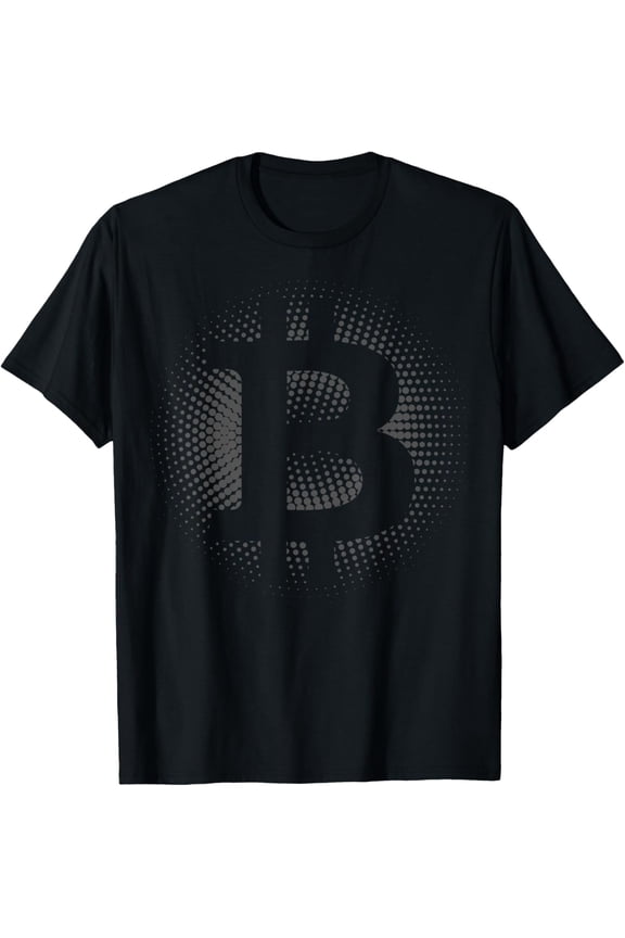 Bitcoin Logo - Hodl Crypto Currency BTC Apparel Gift T-ShirtMen and women, White Black T-shirt, size: Extra large S-4XL