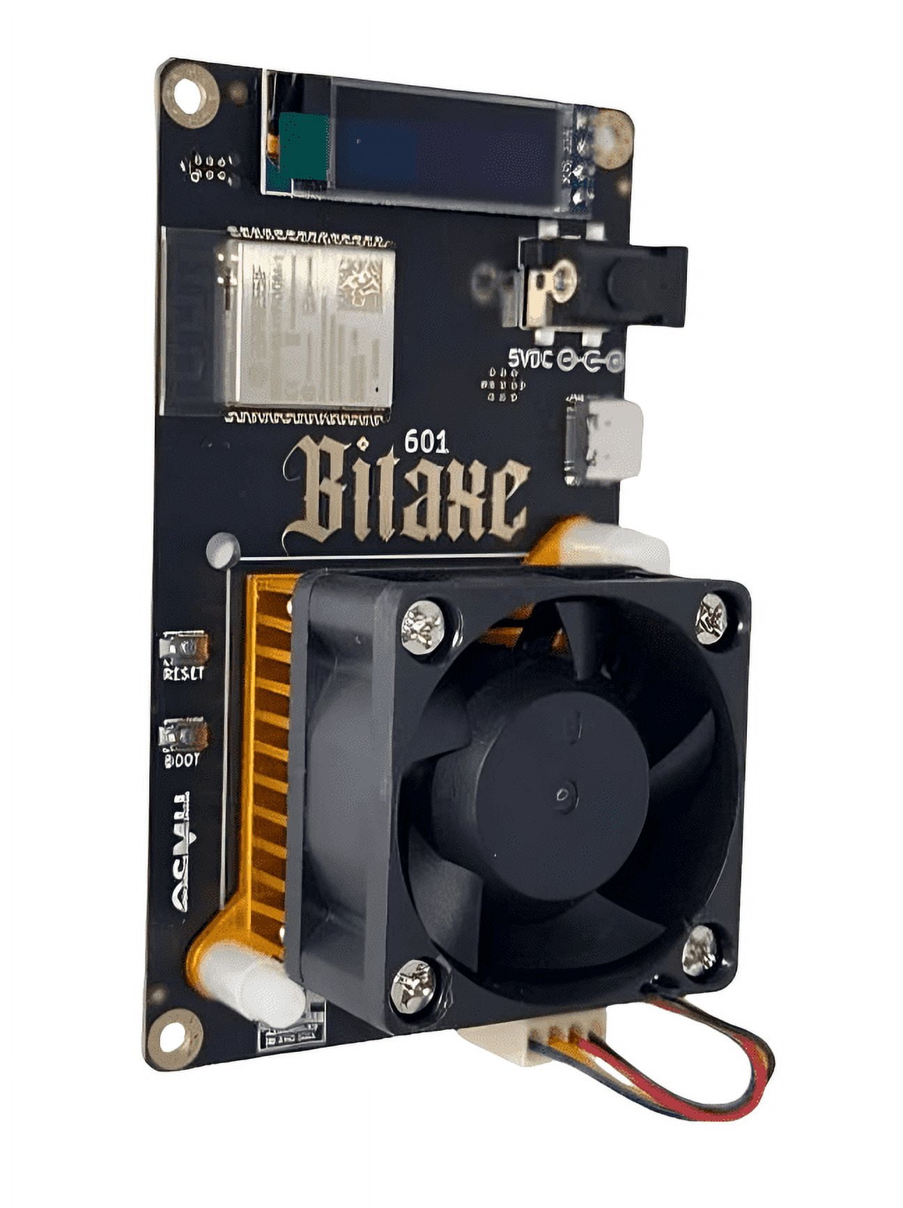 1.2TH/s Bitcoin Mining Rig Bitaxe Gamma 601 Solo Miner + PSU - Up To Made  In USA Bitaxe Gamma 601 ASIC Miner With Power Supply
