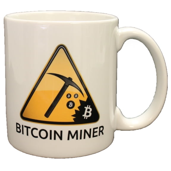Bitcoin Miner Double Sided Coffee Mug Microwave & Dishwasher Safe!