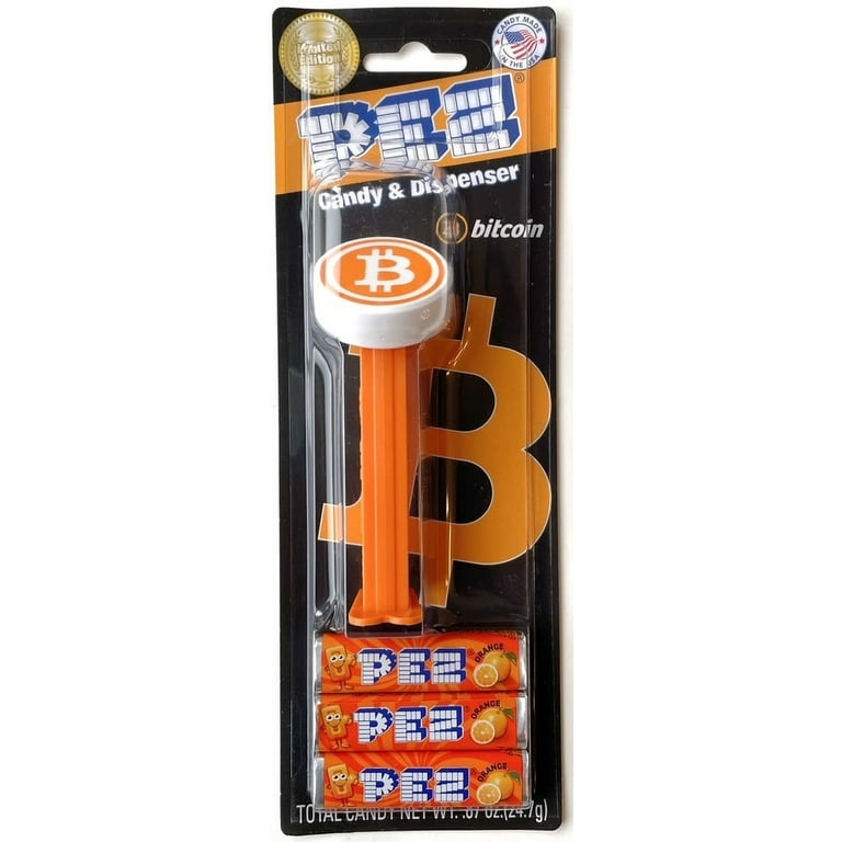 Bitcoin PEZ Dispenser with Candy LIMITED EDITION