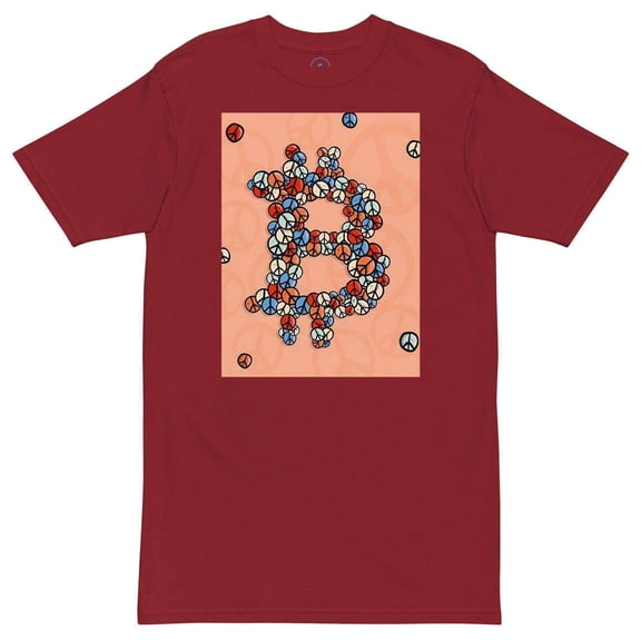 Bitcoin Peace Art T-Shirt