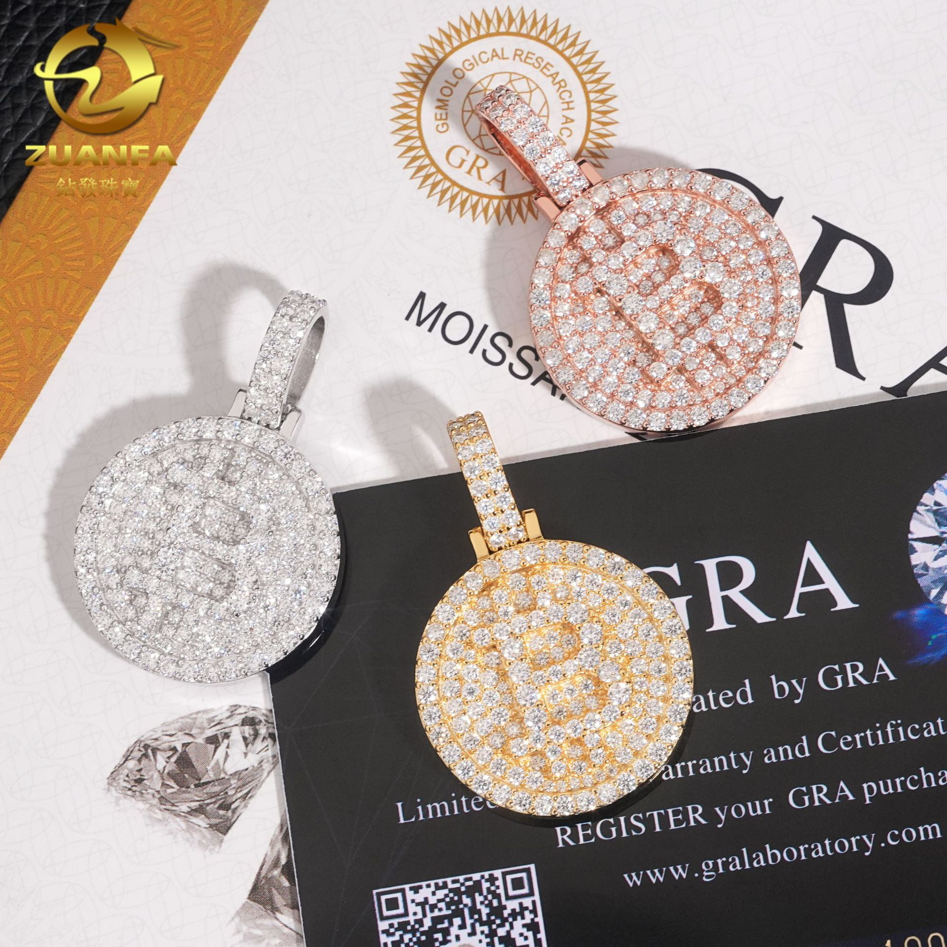 Bitcoin Pendant, S925 Silver, D-Color VVS Moissanite Necklace, Faster Than  a Diamond Tester - Walmart.com