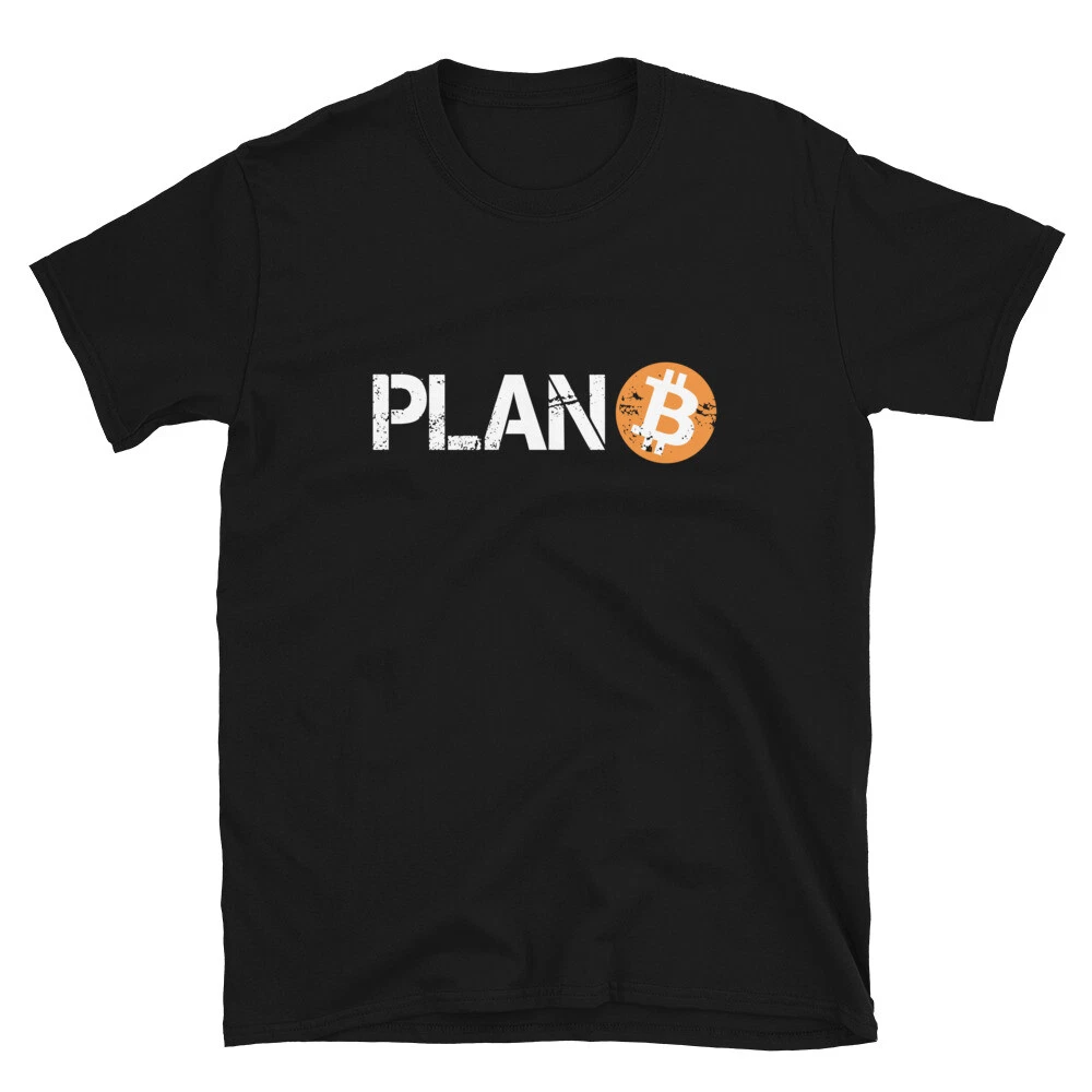 Bitcoin Plan B T-shirt distressed crypto trader investor trading tee | eBay  - Walmart.com