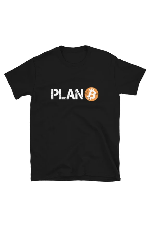 Bitcoin Plan B T-shirt distressed crypto trader investor trading tee | eBay