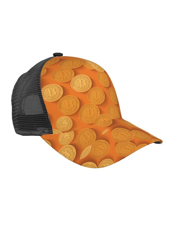 Bitcoin Rich Trucker Hat for Women Men Beach Snapback Baseball Cap