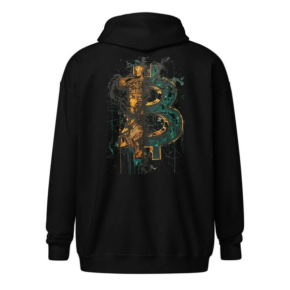 Bitcoin Roots Zip Up Hoodie