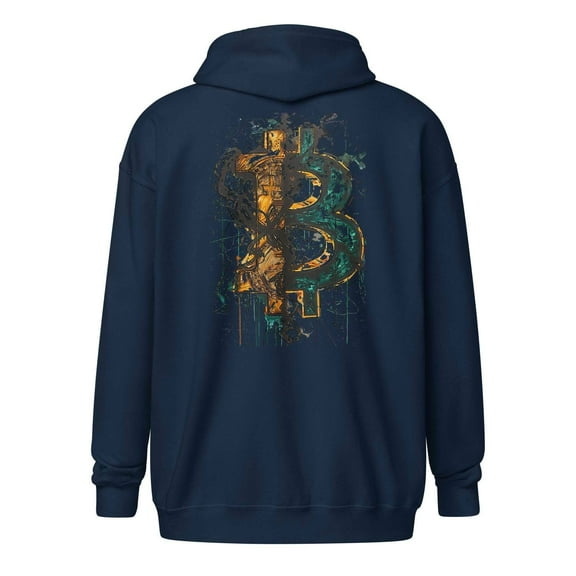 Bitcoin Roots Zip Up Hoodie