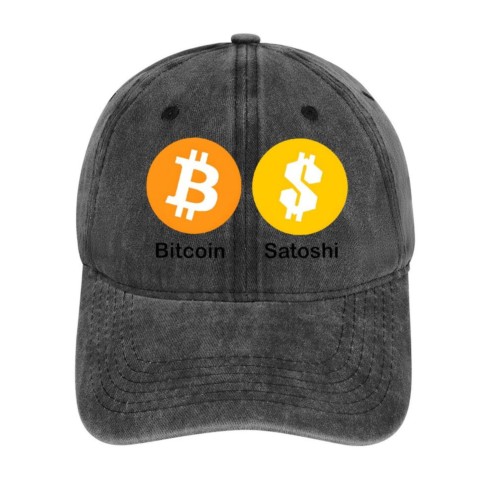 Crypto Merchandise Cap RIVEMUG Bitcoin Trucker Hat - Adjustable Crypto  Currency Cap With Curved Bill BTC Logo Cap