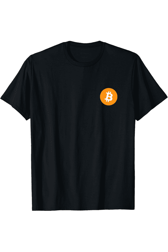 Bitcoin Small Pocket Logo BTC Coin Crypto Trader Gift T-Shirt
