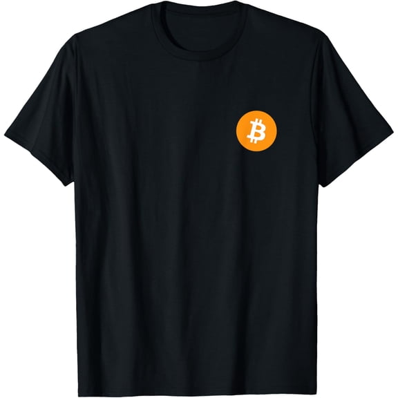 Bitcoin Small Pocket Logo BTC Coin Crypto Trader Gift T-Shirt