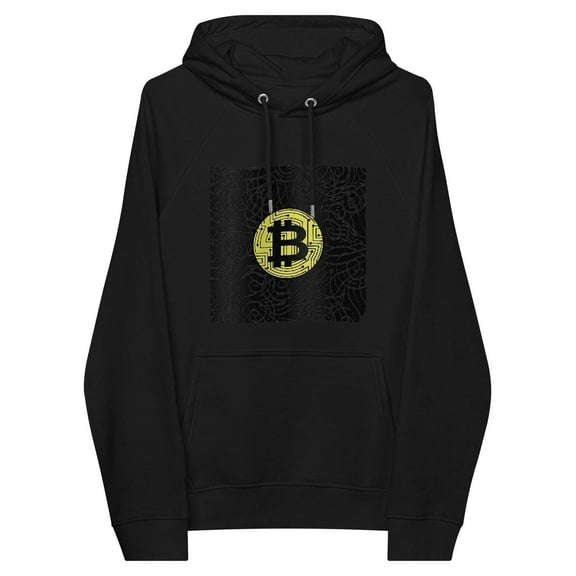 Bitcoin Swirls Pullover Hoodie