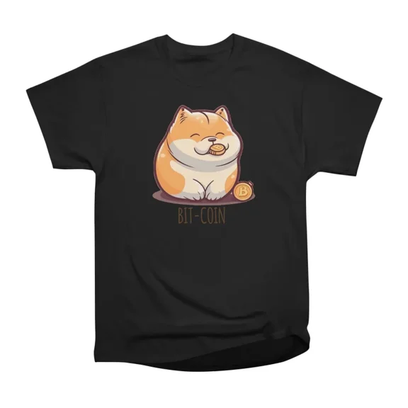 Bitcoin T-Shirt Tee Gift For Him Merch For Her Apparel For Friend