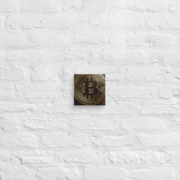 Bitcoin Wall Art (6″×6″)