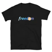 Bitcoin is Freedom T-shirt Blue crypto trader gift tee | eBay