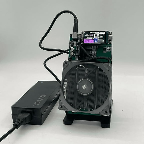 Bitcoins Miner NerdQaxe++ 4.8TH/s 4X BM1370 ASIC 2.4G WiFi 78W BTC Lottery Crypto Miner with S21 Pro Asic Bitcoins Mining Machine Micro Silent Home Use