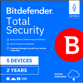 Bitdefender Total Security Individual 5 Devices/2 Yr