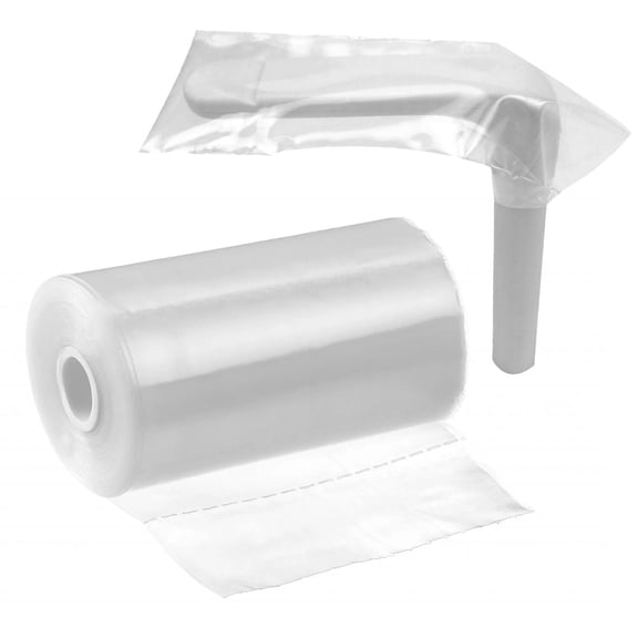 Disposable Bite Block Covers by VASTMED | Bite Block Sleeves for Panoramic X-Ray Machine | Barrier Film Bite Block Covers, Dental X-Ray Supplies (Clear, 2"X3")