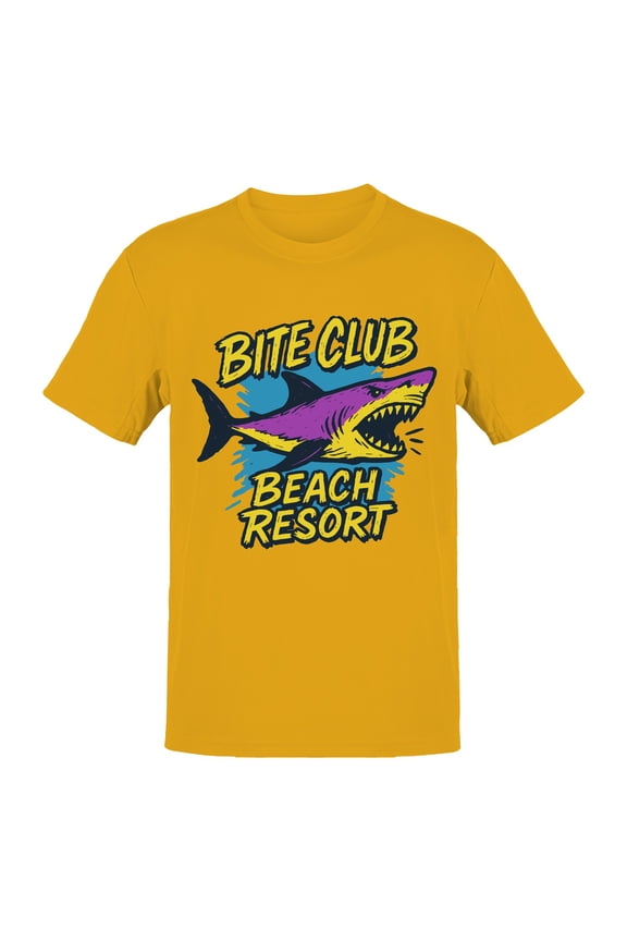 Bite Club Beach Resort Shark Men's T-shirt