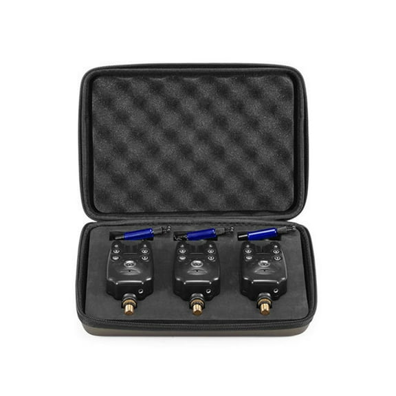 Bite Fishing Bite Alarms And Chain Alert Set LED Indicator Alert Fishing With Zipper Box
