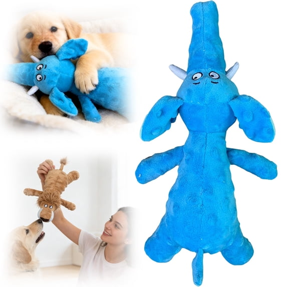 Bite Force Dog Toys 2026 Interactive Dog Toys for Heavy Chewers Durable Chew Toys Dog Plush Toy for Aggressive Chewers Indestructible Dog Toy Stuffed Animals for Dogs Aggressive Chewers