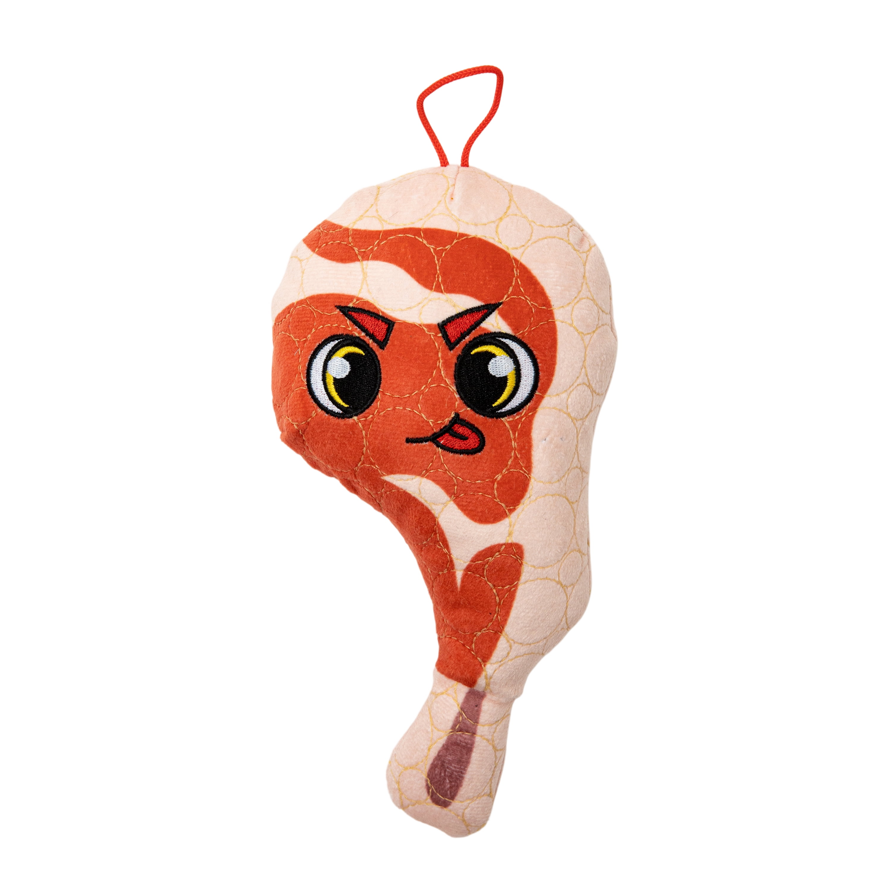 Bite Force Durable Steak Shaped Plush Dog Toy, Multi Layered and Reinforced Dog Toys for Aggressive Chewers