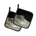 thumbnail image 1 of Bite Me Alligator Pair of Pot Holders, 1 of 5