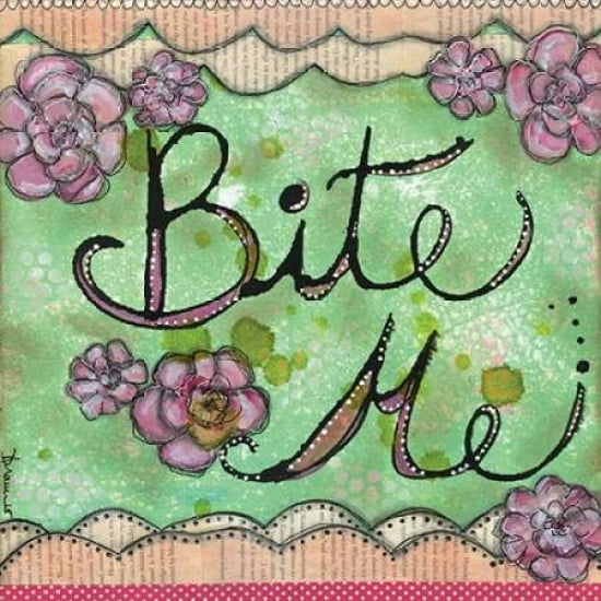 Bite Me Canvas Art - Denise Braun (24 x 24)