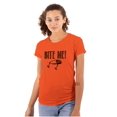 thumbnail image 1 of Bite Me Fish Bait Funny Fishing Humor Womens Slim Fit Graphic Tee Brisco Brands S, 1 of 5