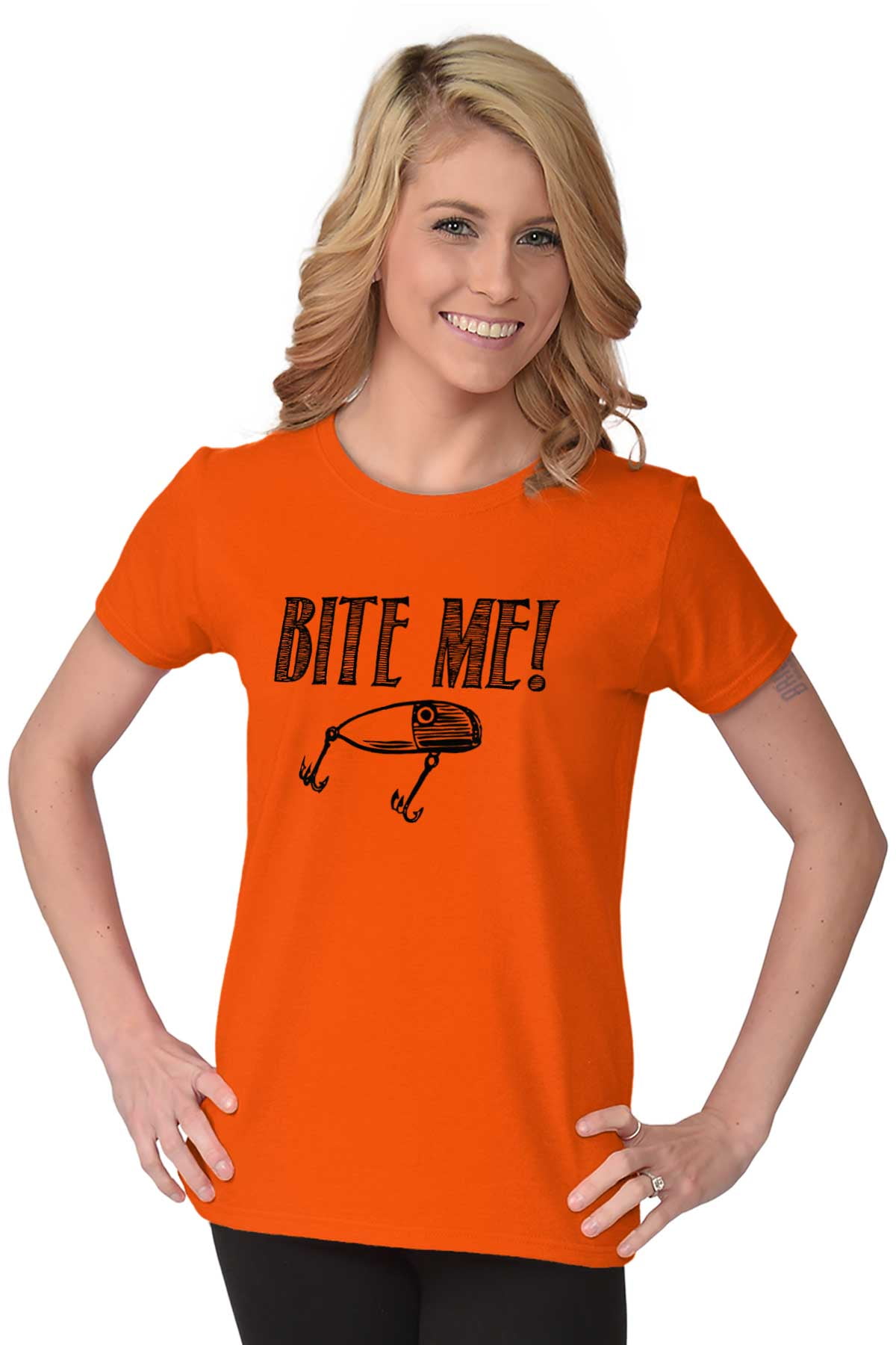 Bite Me Shirt Fishing Shirt Women Ladies Fishing Shirt Fishing Shirt 